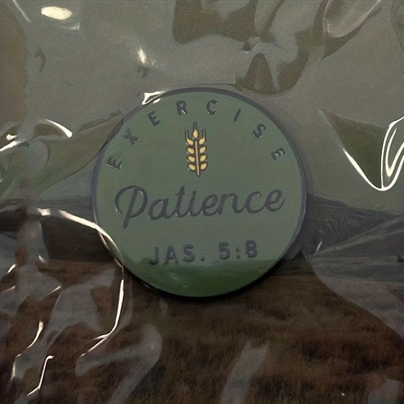 Patience Enamel Pin For Men