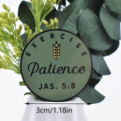 Patience Enamel Pin For Men