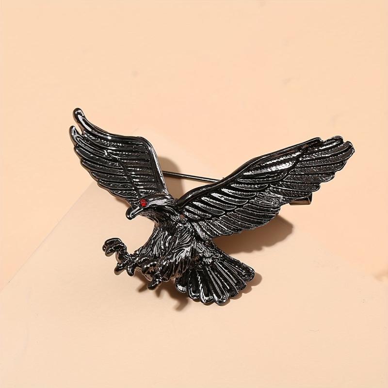 Eagle Brooch Collar Pin for Men