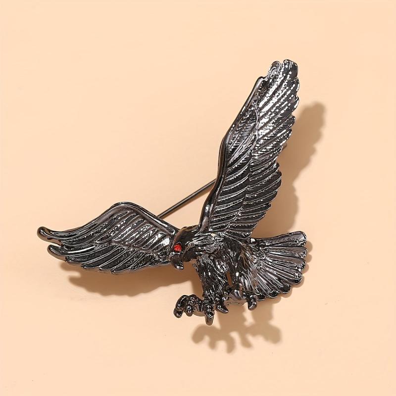 Eagle Brooch Collar Pin for Men