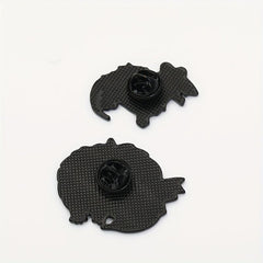 2pcs Cartoon Mouse Brooch Bags Clothing Accessories Men