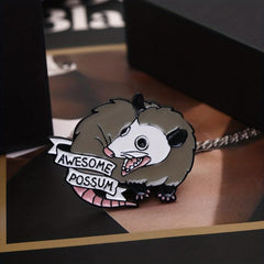 2pcs Cartoon Mouse Brooch Bags Clothing Accessories Men