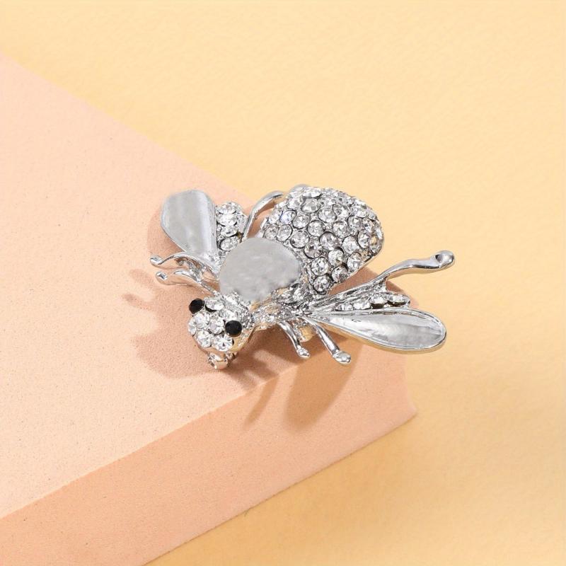 Animal Bee Brooch Suit Pin Alloy Set Insects Bee Brooches