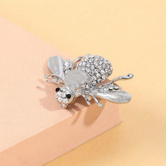 Animal Bee Brooch Suit Pin Alloy Set Insects Bee Brooches