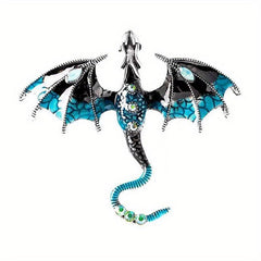 Enamel Fly Dragon Brooch Animal Pin Jewelry Couple Brooch Accessories