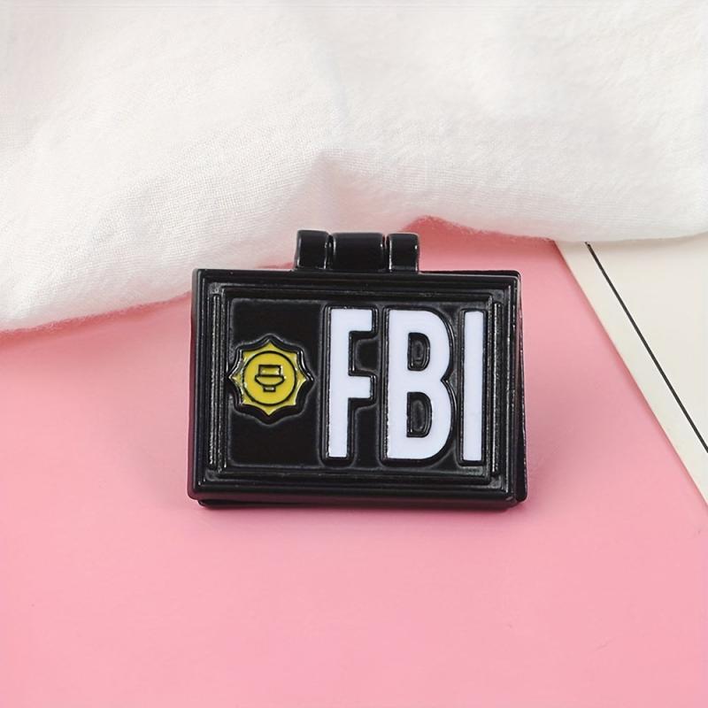 Funny Letter Brooch Pin for Men