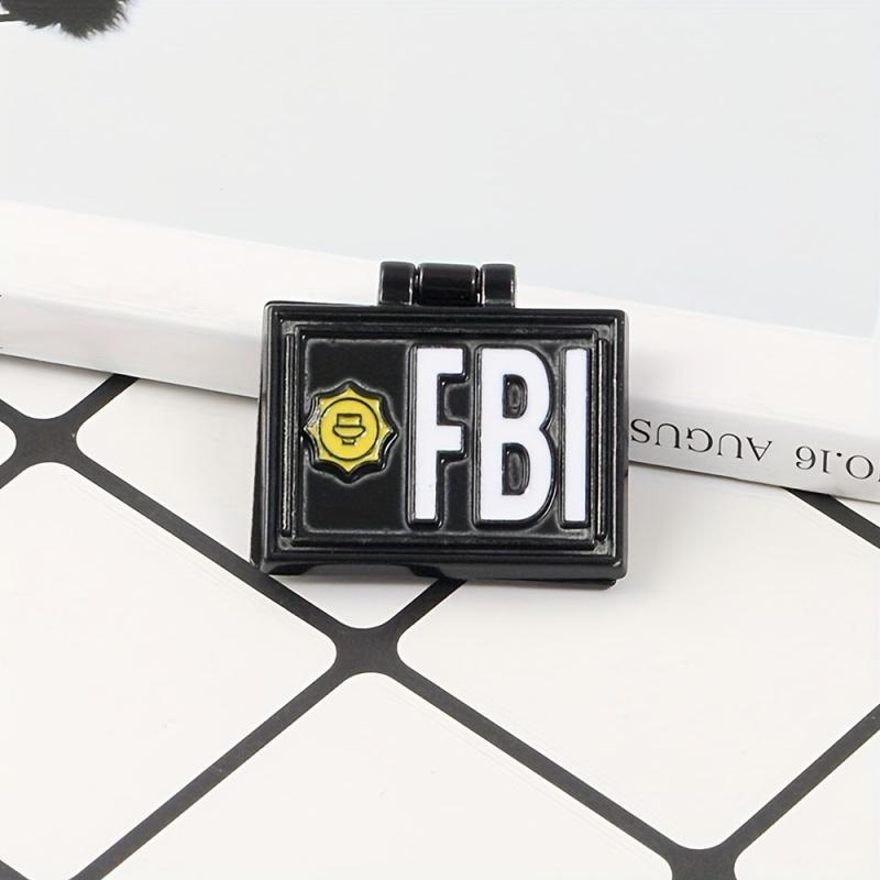 Funny Letter Brooch Pin for Men