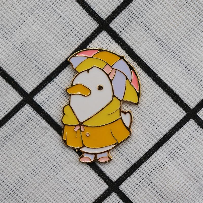 Duck Enamel Brooch for Men - Anime Cartoon Design