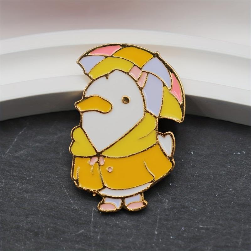 Duck Enamel Brooch for Men - Anime Cartoon Design