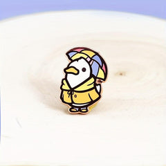 Duck Enamel Brooch for Men - Anime Cartoon Design