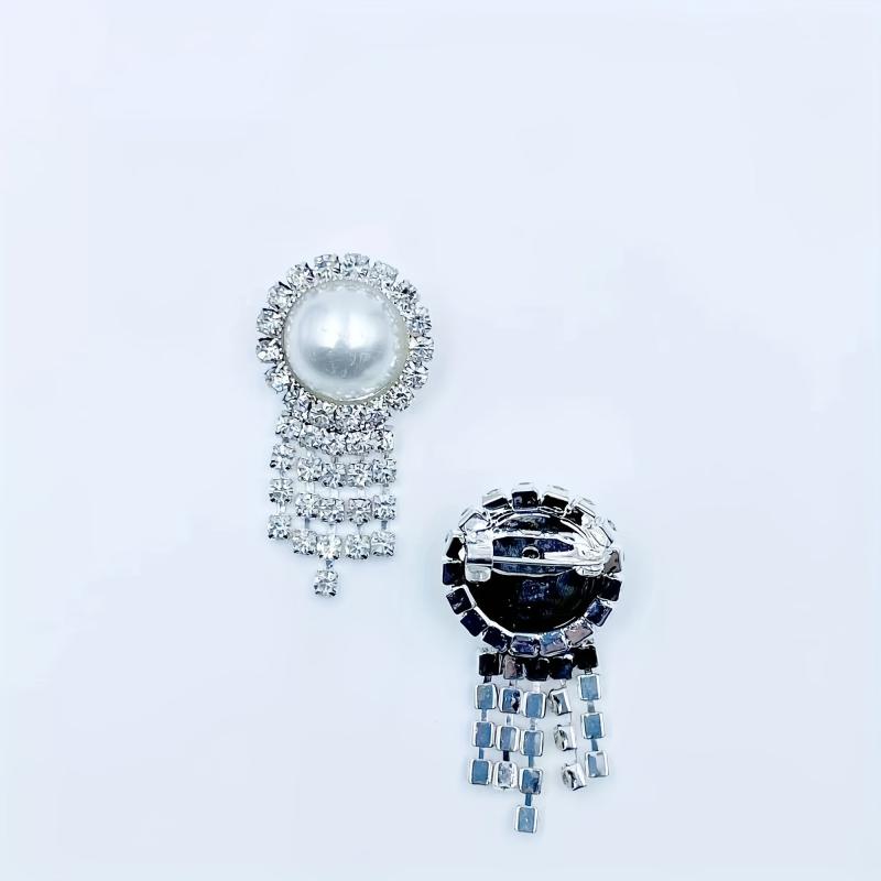 2pcs Butterfly Brooch Accessory Small Incense Wind Diamond Pin DIY Men