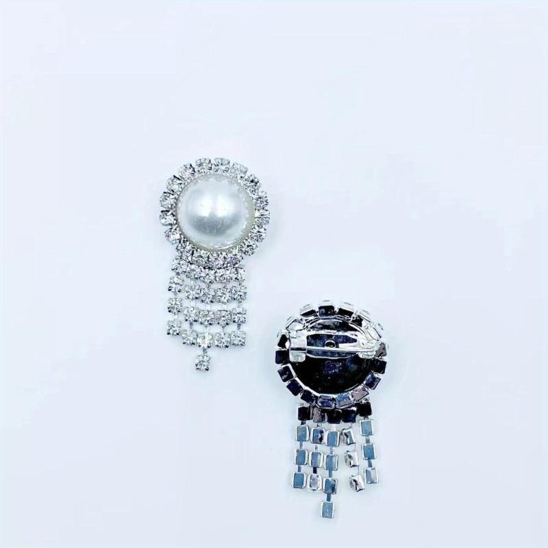 2pcs Butterfly Brooch Accessory Small Incense Wind Diamond Pin DIY Men