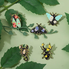 Insect Combo Brooch For Men