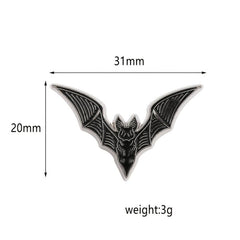 Bat Enamel Pin Witchy Style Spooky Lapel Jewelry