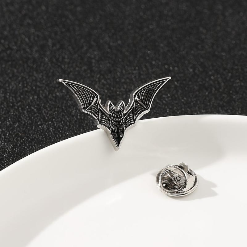 Bat Enamel Pin Witchy Style Spooky Lapel Jewelry