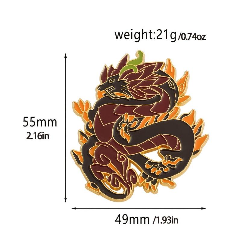 Dragon Brooch Creative Design Jewelry