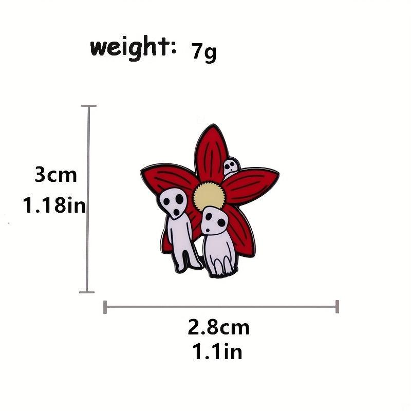 Forest Elf Figurine & Flower Brooch for Men