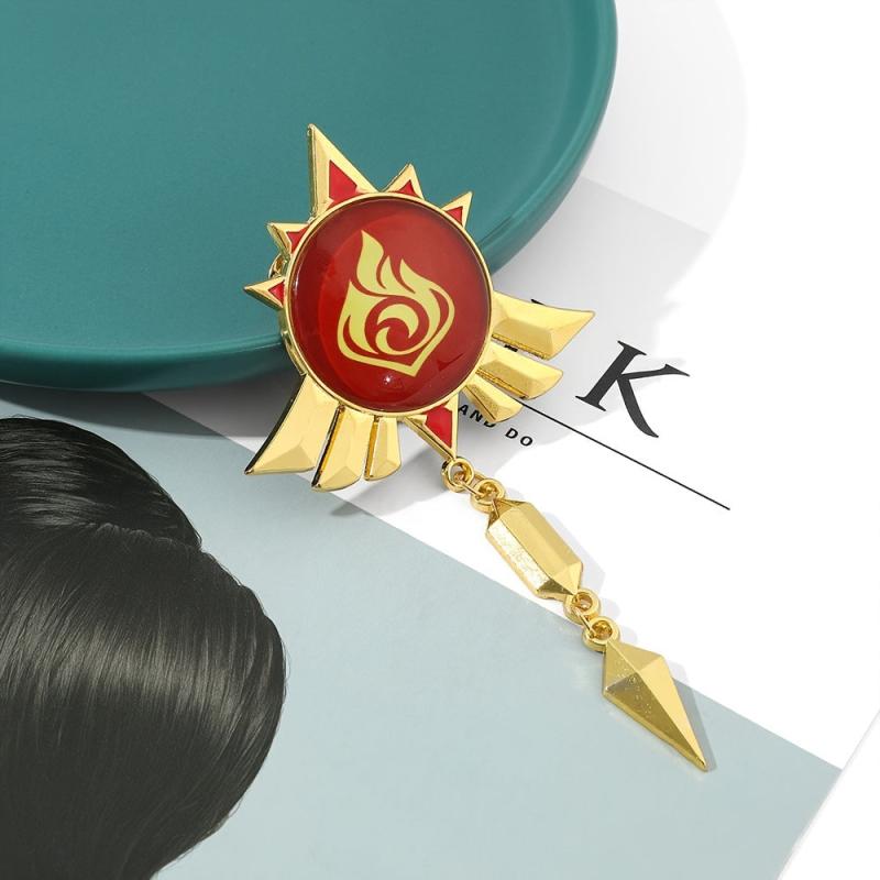 Anime Luminous God's Eye Brooch