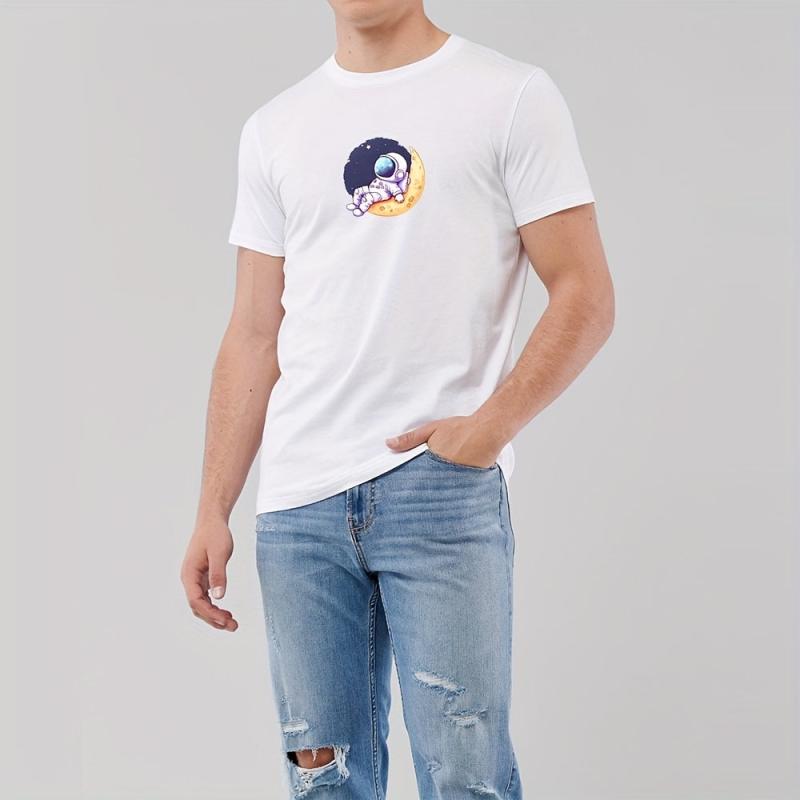 5pcs Astronaut Heat Transfer Stickers for Clothing DIY Crafts