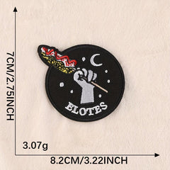 3pcs Boys Butterfly Embroidery DIY Patch Clothes Backpack Decoration
