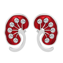 Lung Shape Enamel Brooch Lapel Pin Medical Jewelry Accessories