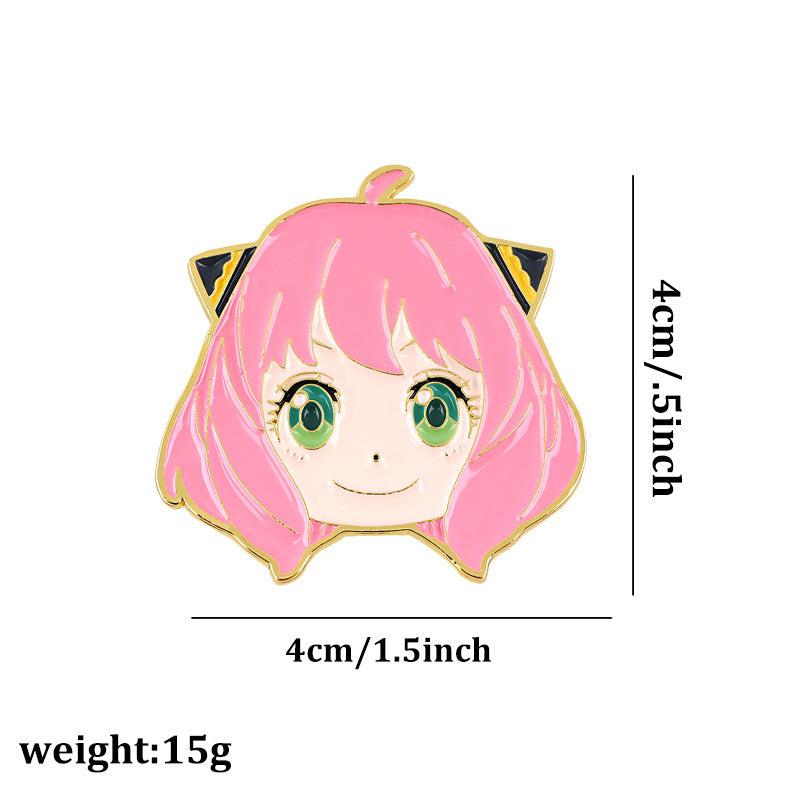 Anime Enamel Brooch For Men Lapel Badges