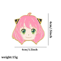 Anime Enamel Brooch For Men Lapel Badges
