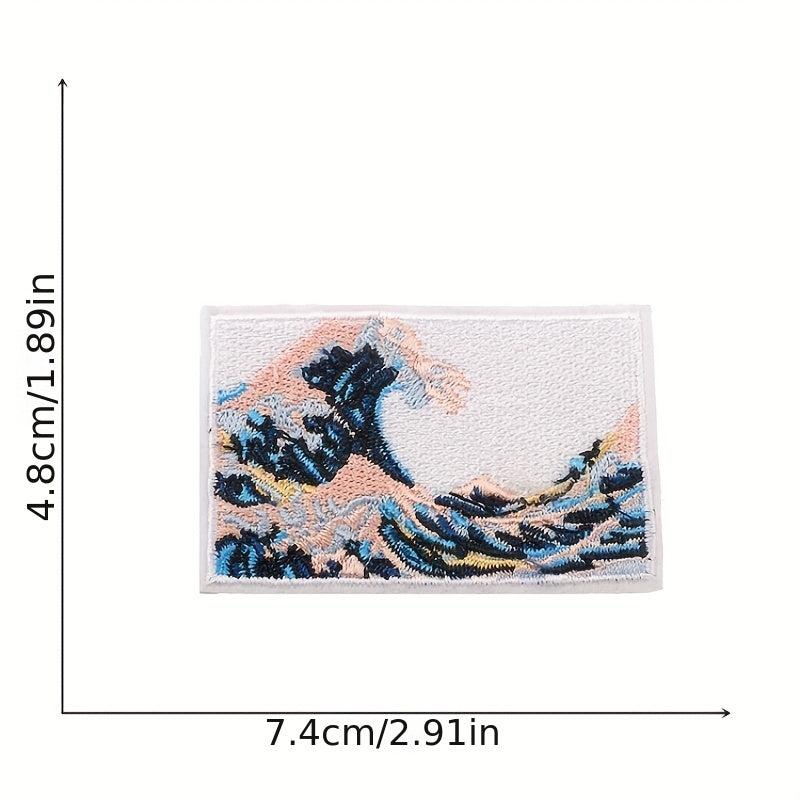 13pcs Shanhe Iron On Patches For Men Sew On Embroidered Applique Repair Patch