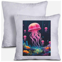 Swimming Jellyfish Heat Transfer Stickers for Men