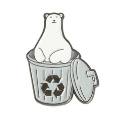 Cat Bear Head TV Box Enamel Pins Funny Animals Brooch