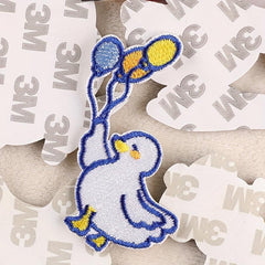 5pcs Duck Embroidery DIY Patch Decorative Accessories For Clothes Backpack Hat