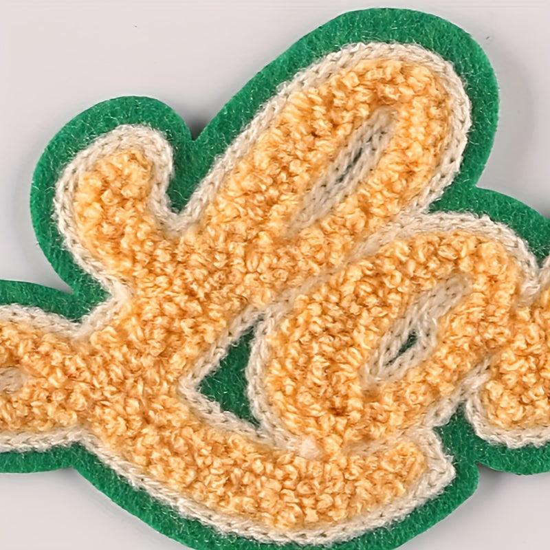 Letter Towel Embroidery Patch for Girls Clothing DIY