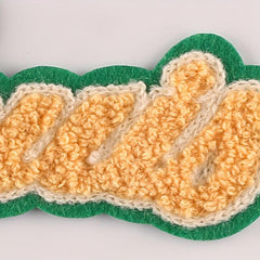 Letter Towel Embroidery Patch for Girls Clothing DIY