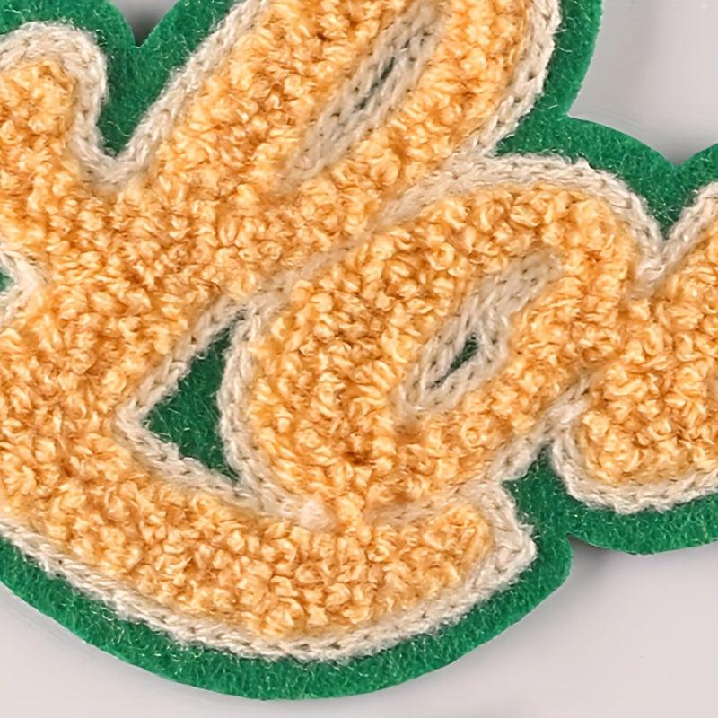 Letter Towel Embroidery Patch for Girls Clothing DIY
