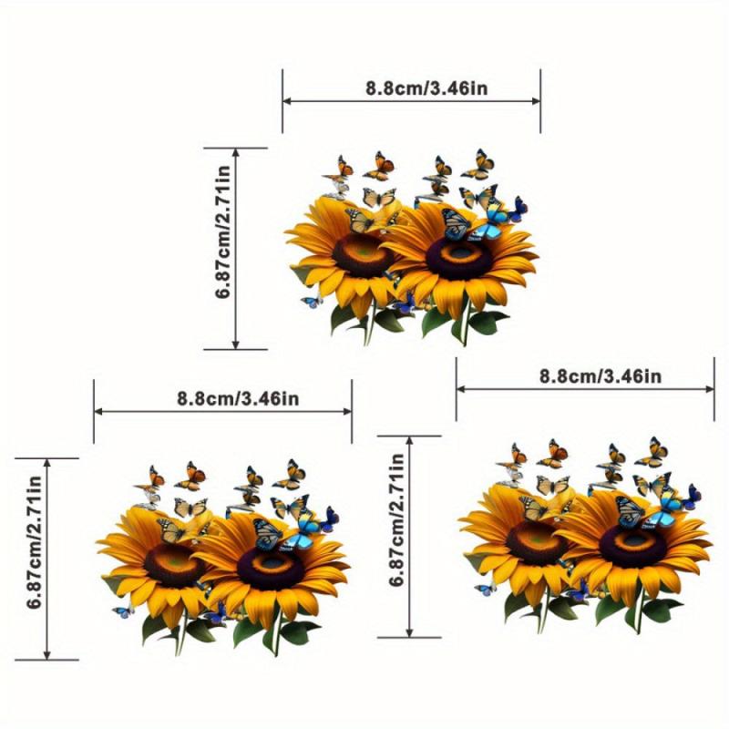 Sunflower Clothes Patches For Men DIY Heat Transfer Stickers T shirt Mask Jeans