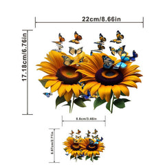 Sunflower Clothes Patches For Men DIY Heat Transfer Stickers T shirt Mask Jeans