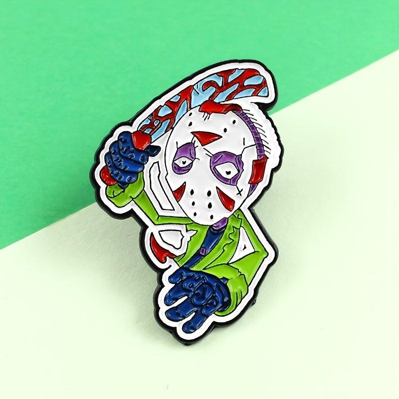 Zinc Alloy Cartoon Character Brooch