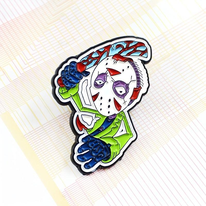 Zinc Alloy Cartoon Character Brooch