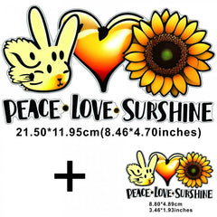 Sunflower Iron-On Transfer Film for Clothing Decor