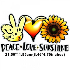 Sunflower Iron-On Transfer Film for Clothing Decor
