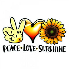 Sunflower Iron-On Transfer Film for Clothing Decor