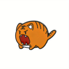 Creative Little Tiger Brooch Cartoon Badge Metal Accessory