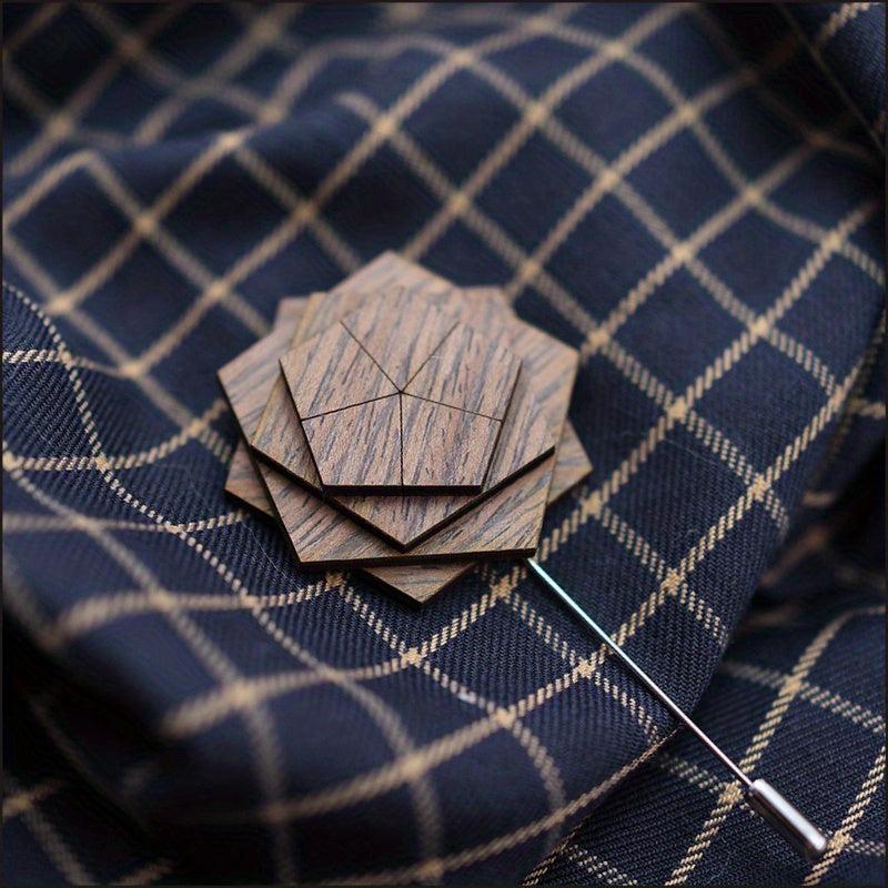 Flowers Brooch Metal Badges Lapel Pin Clothing Bags Accessories