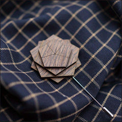Flowers Brooch Metal Badges Lapel Pin Clothing Bags Accessories