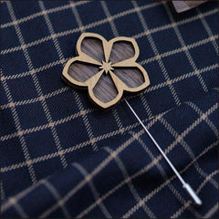 Flowers Brooch Metal Badges Lapel Pin Clothing Bags Accessories
