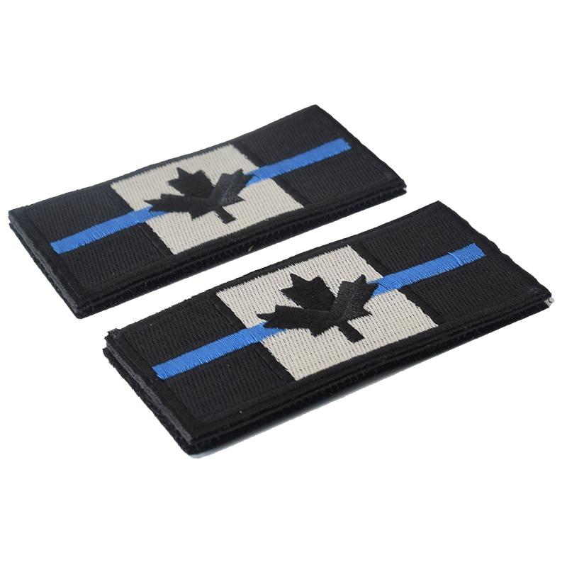 J CARP 2pcs Canadian Flag Patch Military Insignia For Men