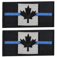 J CARP 2pcs Canadian Flag Patch Military Insignia For Men