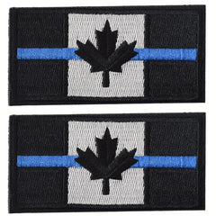 J CARP 2pcs Canadian Flag Patch Military Insignia For Men