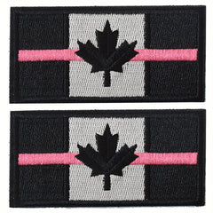 J CARP 2pcs Canadian Flag Patch Military Insignia For Men
