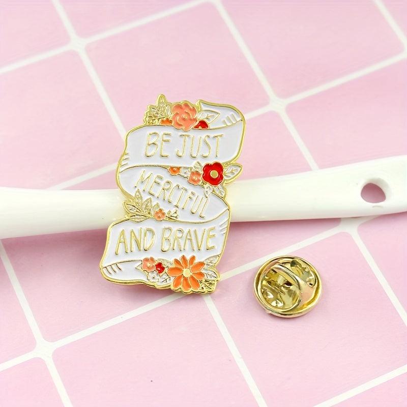 Fresh Flower Ribbon Brooch
